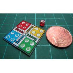 NEW Ludo board with Dice and counters